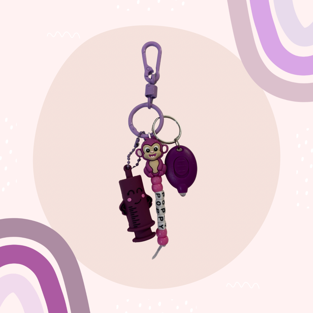 Monkey Ampoule Breaker Keyring