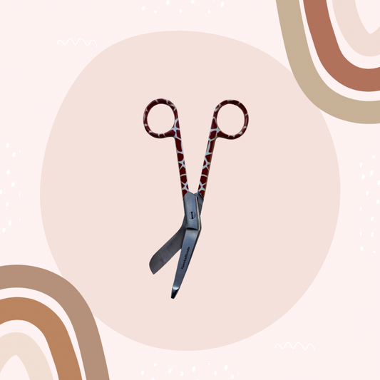 Giraffe Print Lister Bandage Scissors