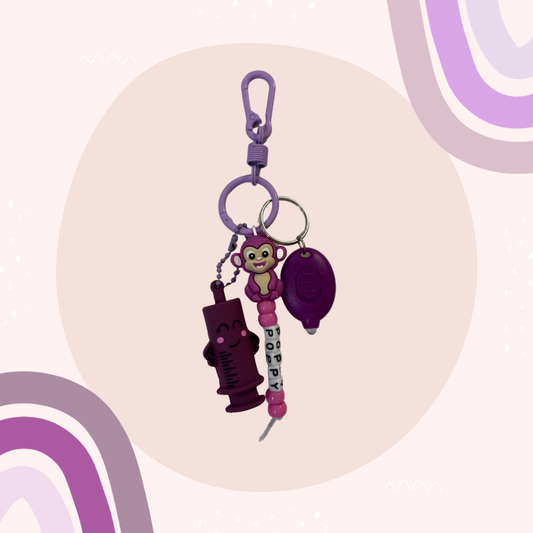 Monkey Ampoule Breaker Keyring