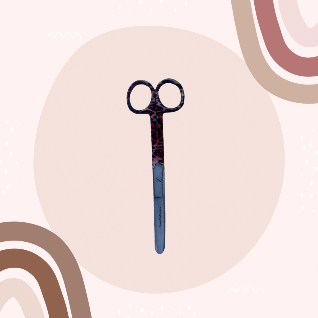 Leopard Print 5.5" Bandage Scissors