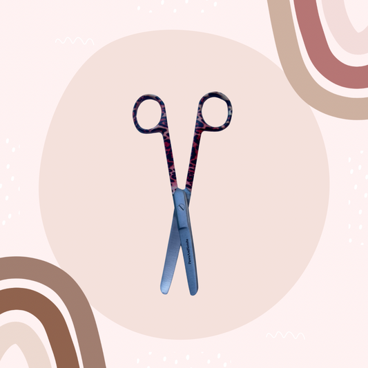Leopard Print 5.5" Bandage Scissors