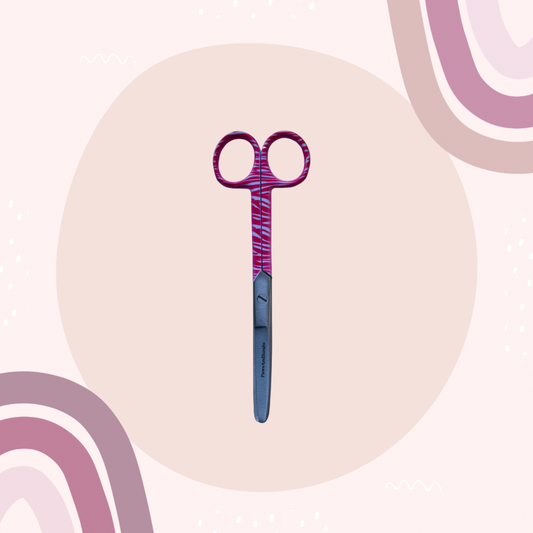 Pink Zebra Print 5.5" Bandage Scissors