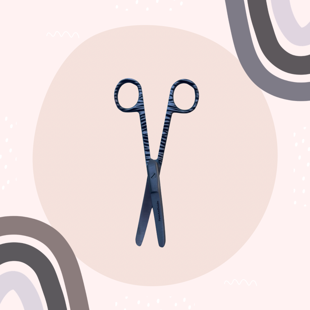 Zebra Print 5.5" Bandage Scissors