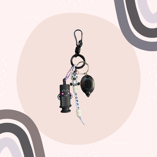 Zebra Ampoule Breaker Keyring